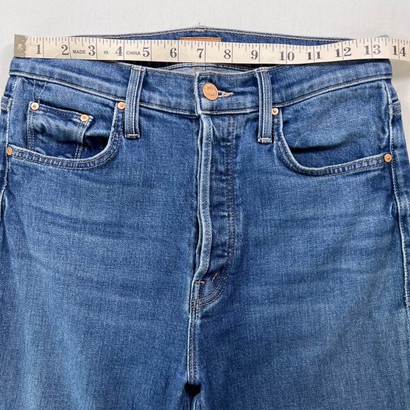 Mother The Tripper Ankle Fray Jeans in Nature Touch Base Size 27 - Picture 8 of 12